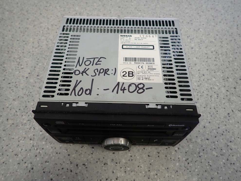 NISSAN NOTE E11 09-12 RADIO CD RAMKA 3/7
