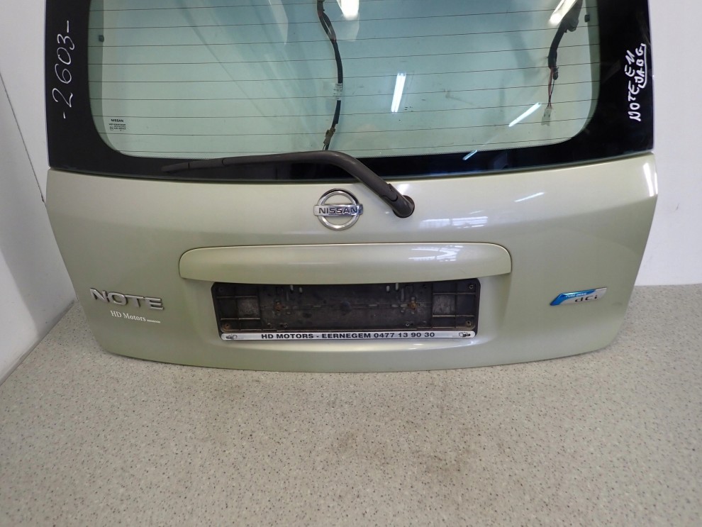 NISSAN NOTE E11 06-12 KLAPA BAGAŻNIKA SZYBA TYLNA JAB 2/10