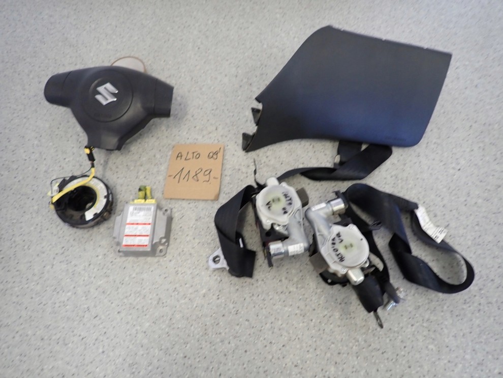SUZUKI ALTO 09- PODUSZKI POWIETRZNE SRSY AIRBAGI EUROPA 13/14