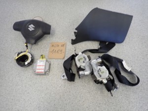 SUZUKI ALTO 09- PODUSZKI POWIETRZNE SRSY AIRBAGI EUROPA 13/14 MINIATURA
