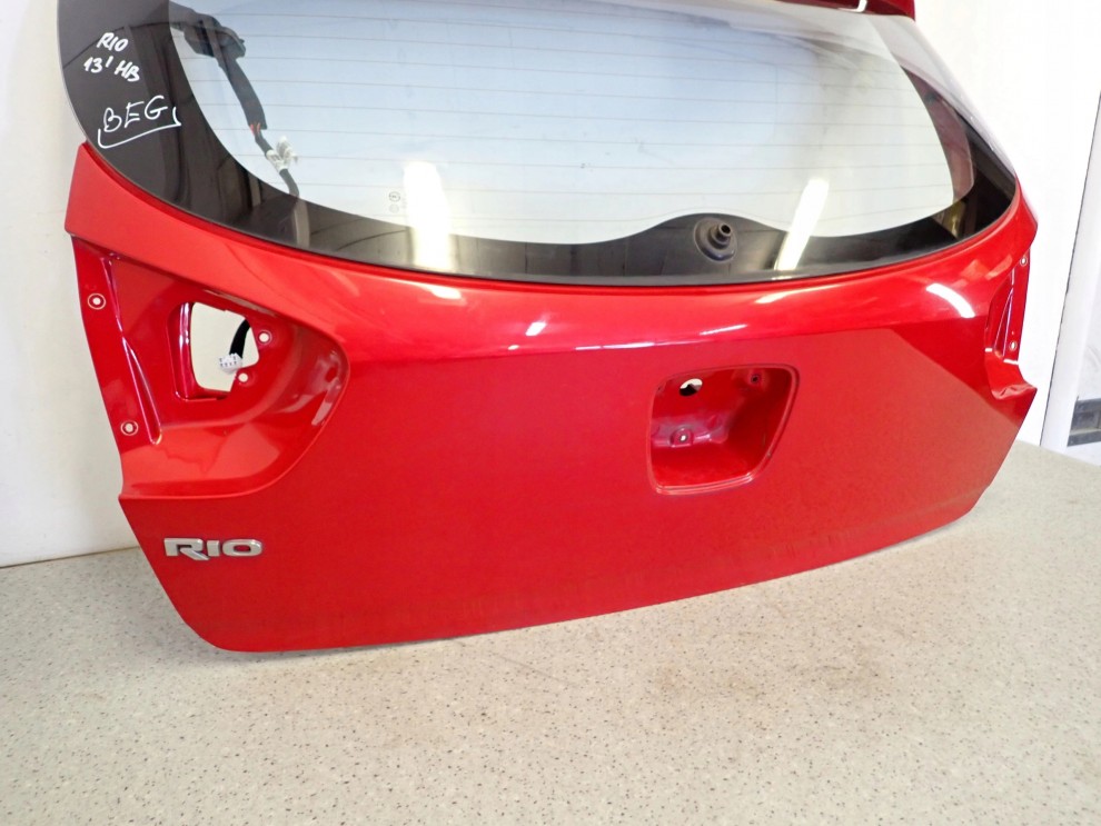 KIA RIO III HB 11-14 KLAPA TYLNA BAGAŻNIKA BEG 4/12