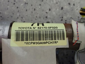 TOYOTA VERSO 09-13 KURTYNA PRAWA 2/2 MINIATURA