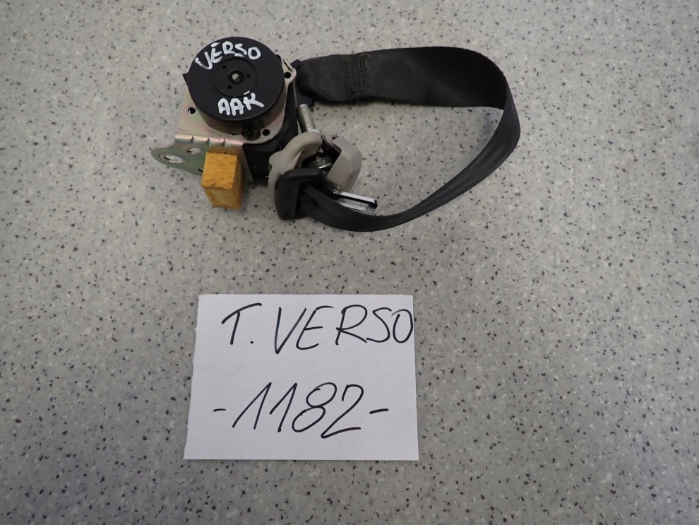 TOYOTA VERSO 09-13 PAS BEZPIECZEŃSTWA TYLNY PRAWY III 3 RZĄD 2/2