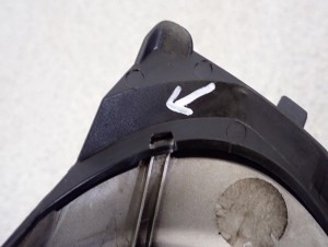 CHEVROLET AVEO 4D SEDAN T250 07- KRATKA ZAŚLEPKA HALOGENU PRZEDNIA LEWA 7/7 MINIATURA