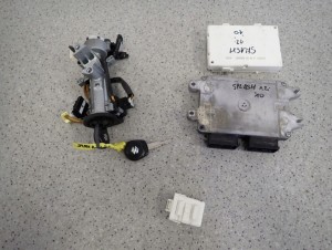 SUZUKI SPLASH 1.2i 08- ZESTAW STARTOWY KOMPUTER STACYJKA 7/7 MINIATURA