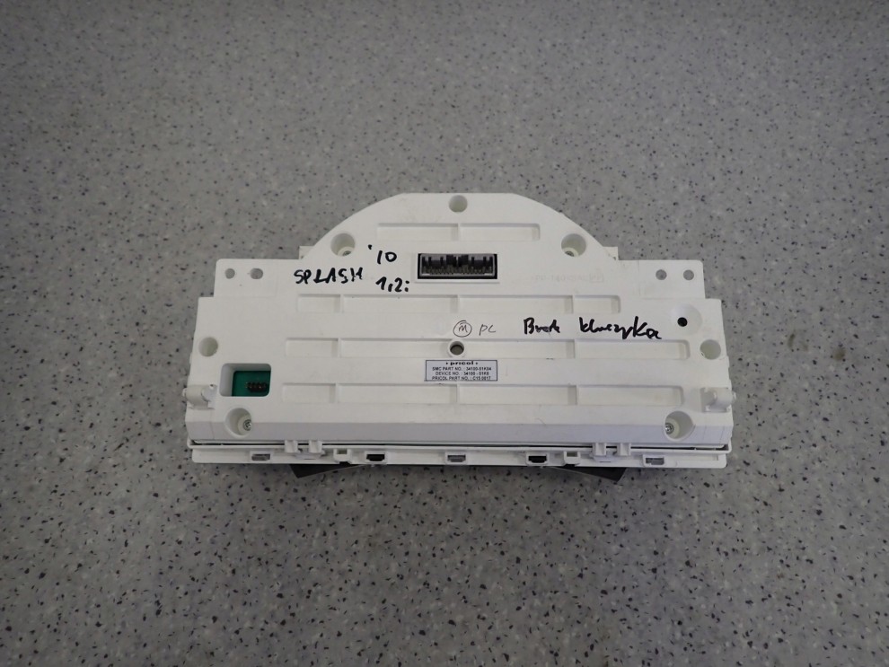 SUZUKI SPLASH 1.2i 08-11 ZEGARY LICZNIKI EUROPA 3/5