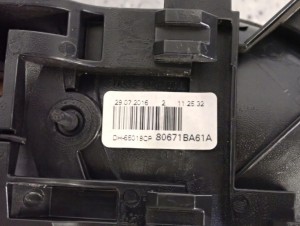 NISSAN NOTE E12 12- KLAMKA DRZWI WEWNĘTRZNA LEWA 7/7 MINIATURA