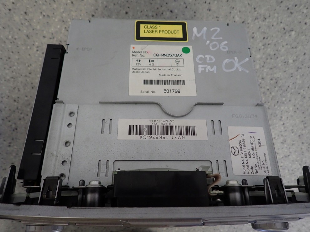 MAZDA2 MAZDA 2 DY 05-07 LIFT RADIO FABRYCZNE 9/10