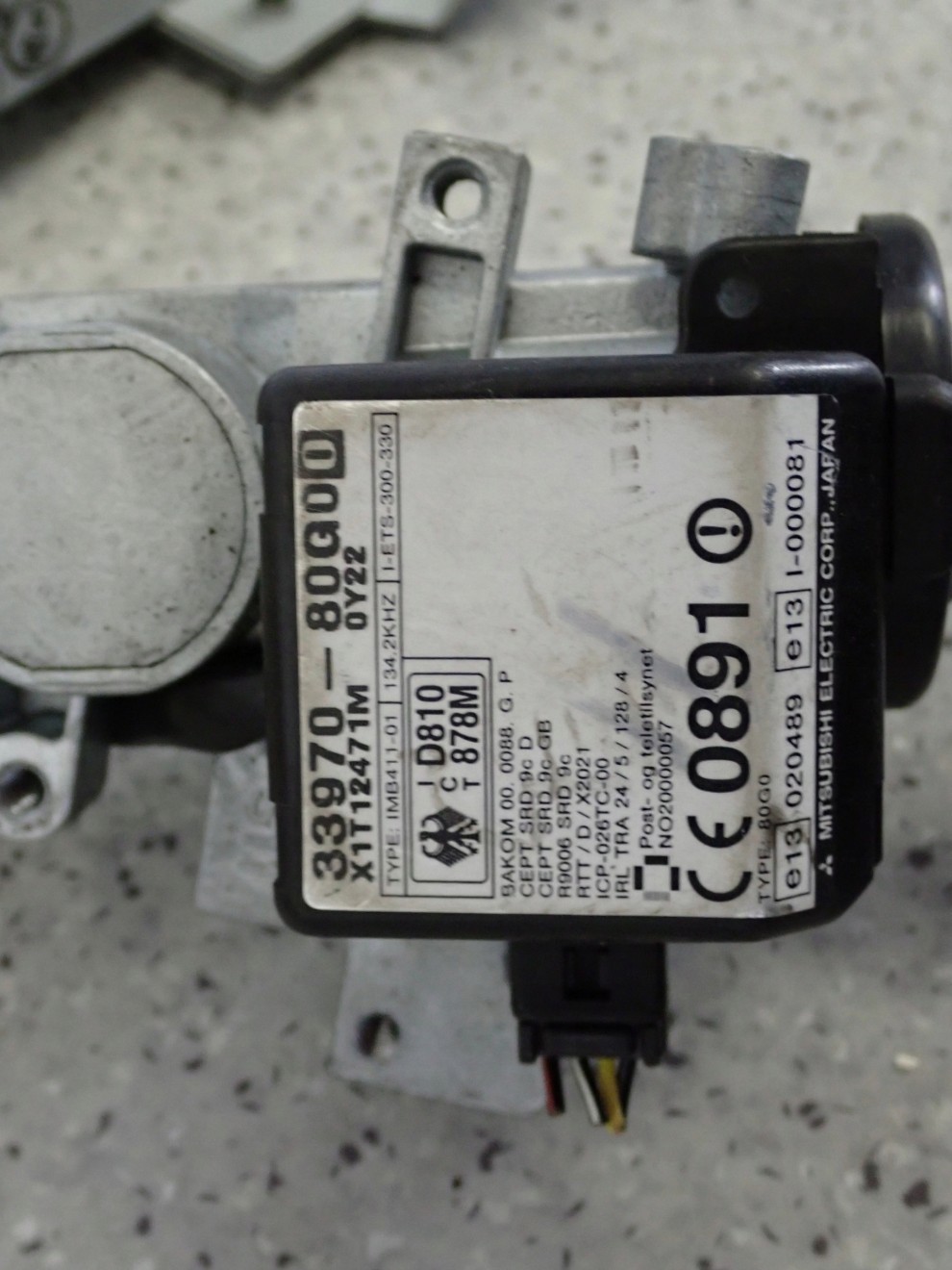 SUZUKI IGNIS 1.3i 00-03 ZESTAW STARTOWY STEROWNIK STACYJKA 3/5