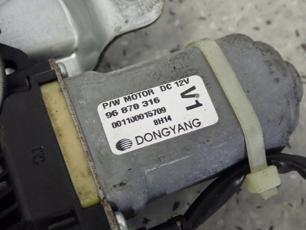 CHEVROLET AVEO T250 07- PODNOŚNIK SZYBY PRZEDNI LEWY 6/6