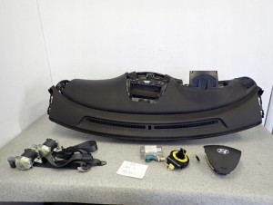 HYUNDAI I30 07-12 PODUSZKI POWIETRZNE ZESTAW DESKA ROZDZIELCZA SRSY EUROPA 7/16 MINIATURA