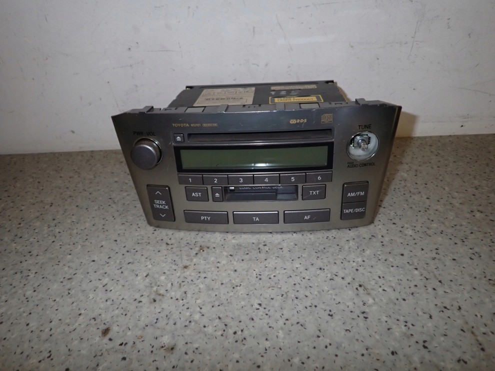 TOYOTA AVENSIS T25 03-05 RADIO FABRYCZNE 5/9