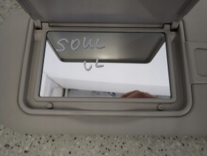 KIA SOUL 09-11 DASZEK PRZECIWSŁONECZNY LEWY 4/10 MINIATURA