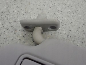 KIA SOUL 09-11 DASZEK PRZECIWSŁONECZNY LEWY 10/10 MINIATURA