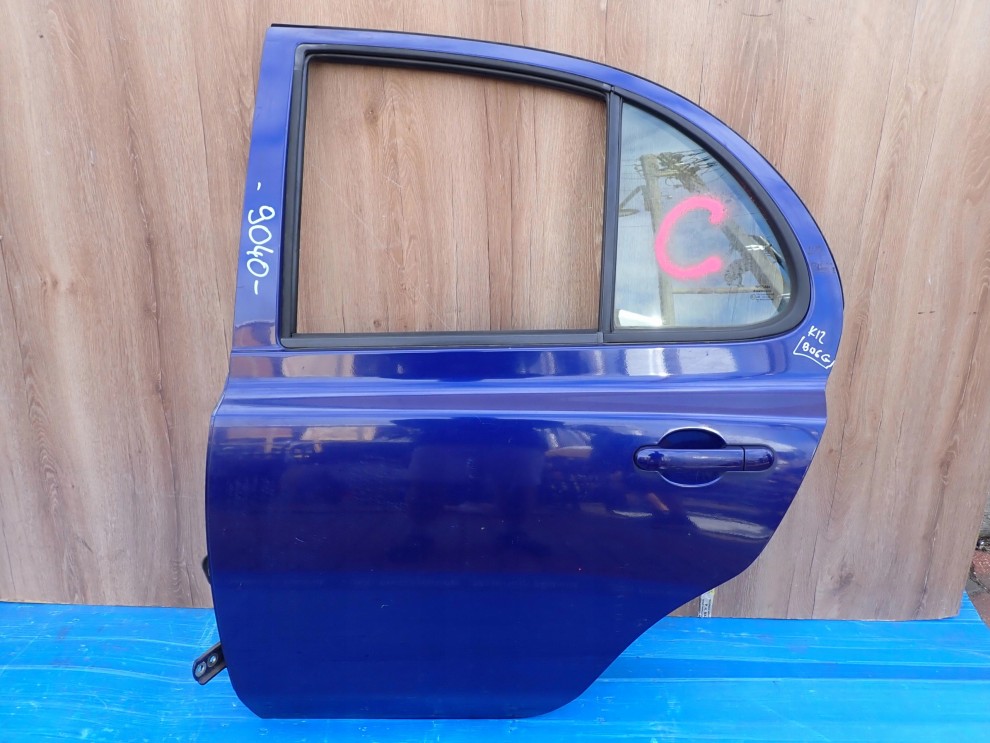 NISSAN MICRA K12 03-10 5d DRZWI TYLNE LEWE BW6 1/9