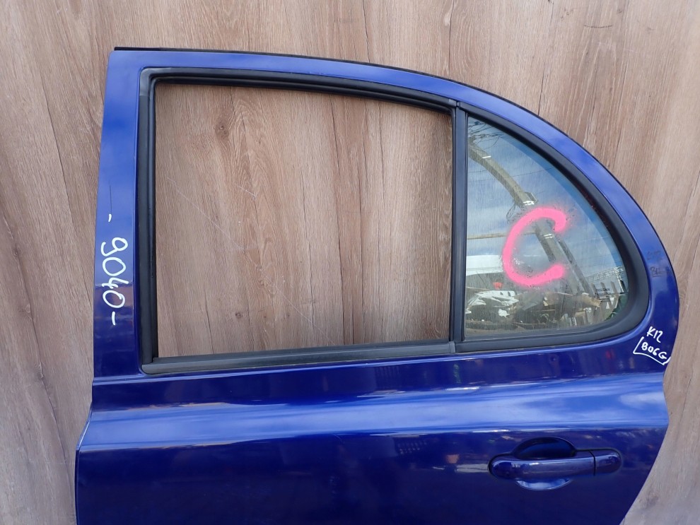 NISSAN MICRA K12 03-10 5d DRZWI TYLNE LEWE BW6 2/9