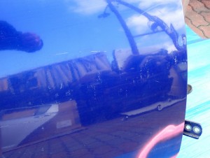 NISSAN MICRA K12 03-10 5d DRZWI TYLNE PRAWE BW6 10/12 MINIATURA