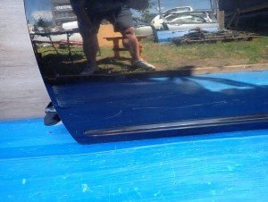 KIA CARENS III 06-11 DRZWI PRZEDNIE LEWE 4/9 MINIATURA