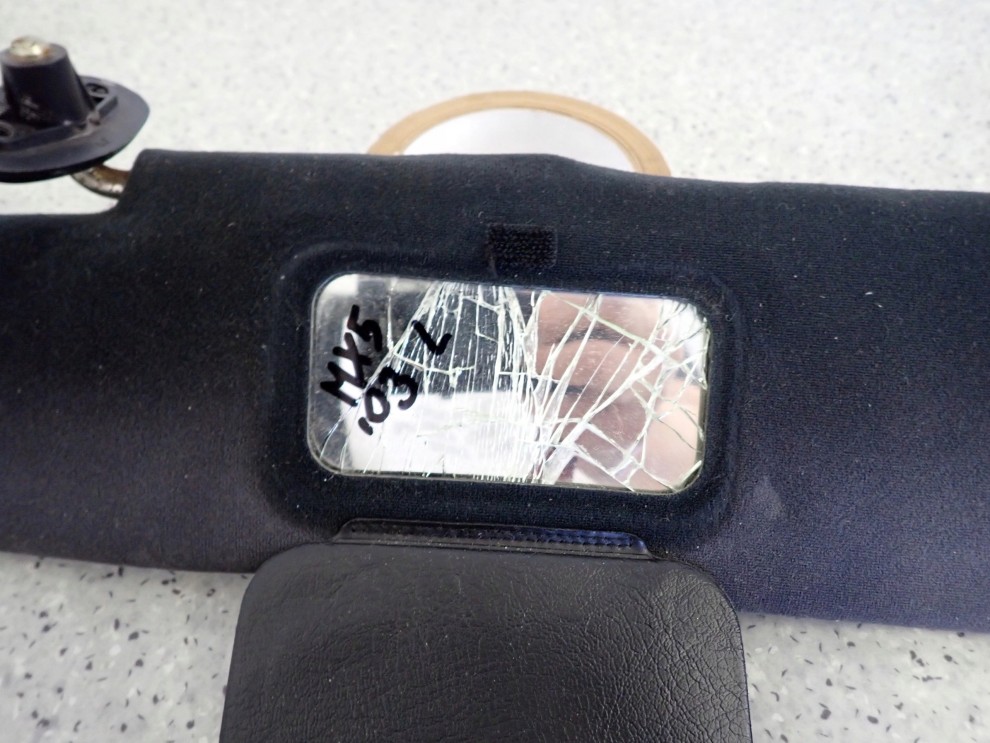 MAZDA MX5 MX-5 NB 99-05 DASZEK PRZECIWSŁONECZNY LEWY OSŁONA EUROPA 3/7