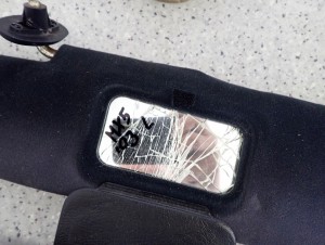 MAZDA MX5 MX-5 NB 99-05 DASZEK PRZECIWSŁONECZNY LEWY OSŁONA EUROPA 4/7 MINIATURA