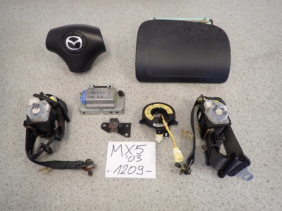 MAZDA MX5 MX-5 NB 1.8i LIFT 03-05 PODUSZKI POWIETRZNE EUROPA 1/7