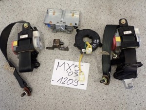 MAZDA MX5 MX-5 NB 1.8i LIFT 03-05 PODUSZKI POWIETRZNE EUROPA 7/7 MINIATURA