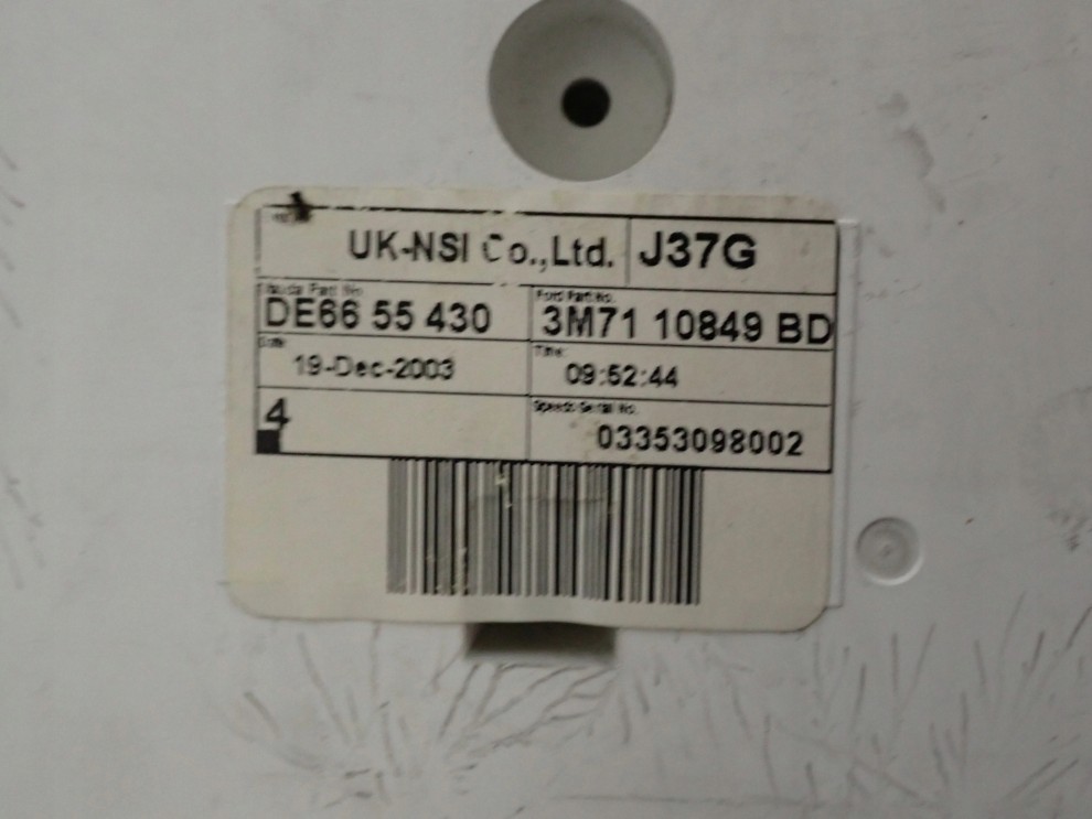 MAZDA2 MAZDA 2 DY BENZYNA 02-07 ZEGARY LICZNIK ZESTAW WSKAŻNIKÓW 8/9