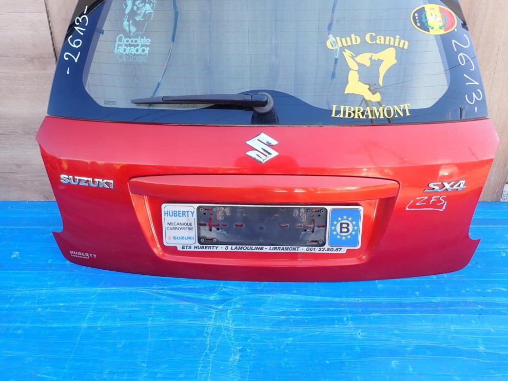 SUZUKI SX4 06-13 KLAPA BAGAŻNIKA SZYBA TYLNA ZFS 2/10