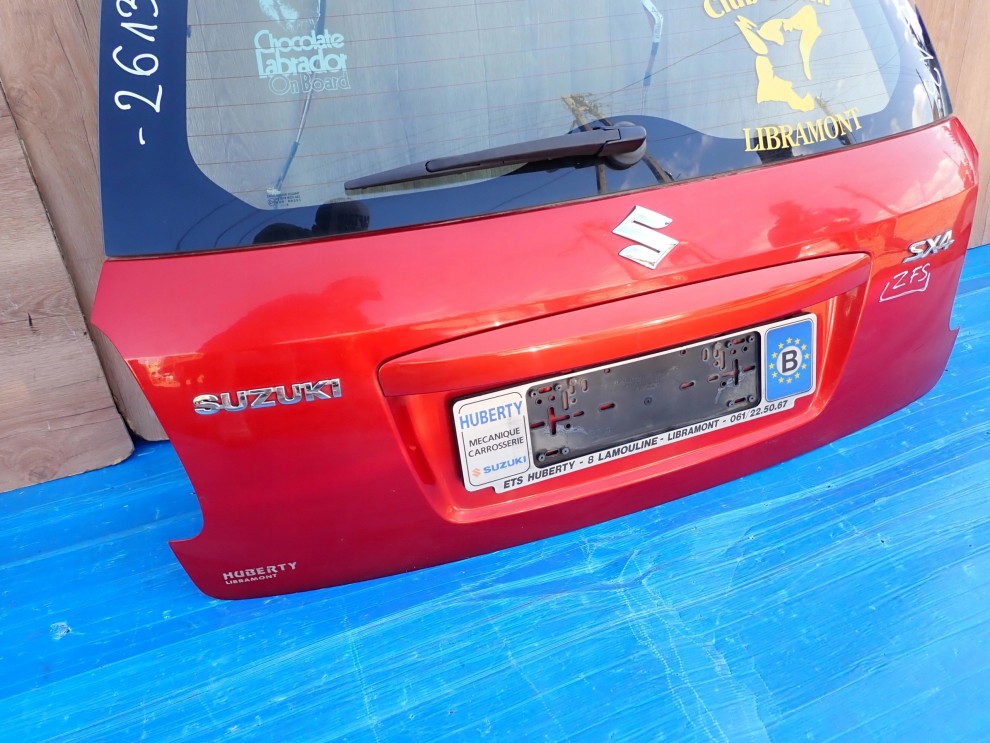 SUZUKI SX4 06-13 KLAPA BAGAŻNIKA SZYBA TYLNA ZFS 7/10