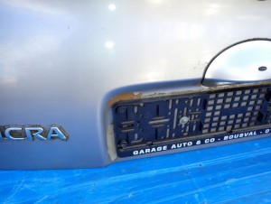 NISSAN MICRA K12 03- KLAPA BAGAŻNIKA SZYBA TYLNA KY0 7/9 MINIATURA