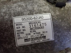 SUZUKI SX4 SEDICI 06-13 KOMPRESOR KLIMATYZACJI 3/6 MINIATURA