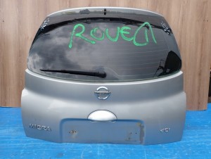 NISSAN MICRA K12 03- KLAPA BAGAŻNIKA SZYBA TYLNA KY0 2/8 MINIATURA