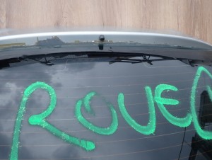 NISSAN MICRA K12 03- KLAPA BAGAŻNIKA SZYBA TYLNA KY0 6/8 MINIATURA