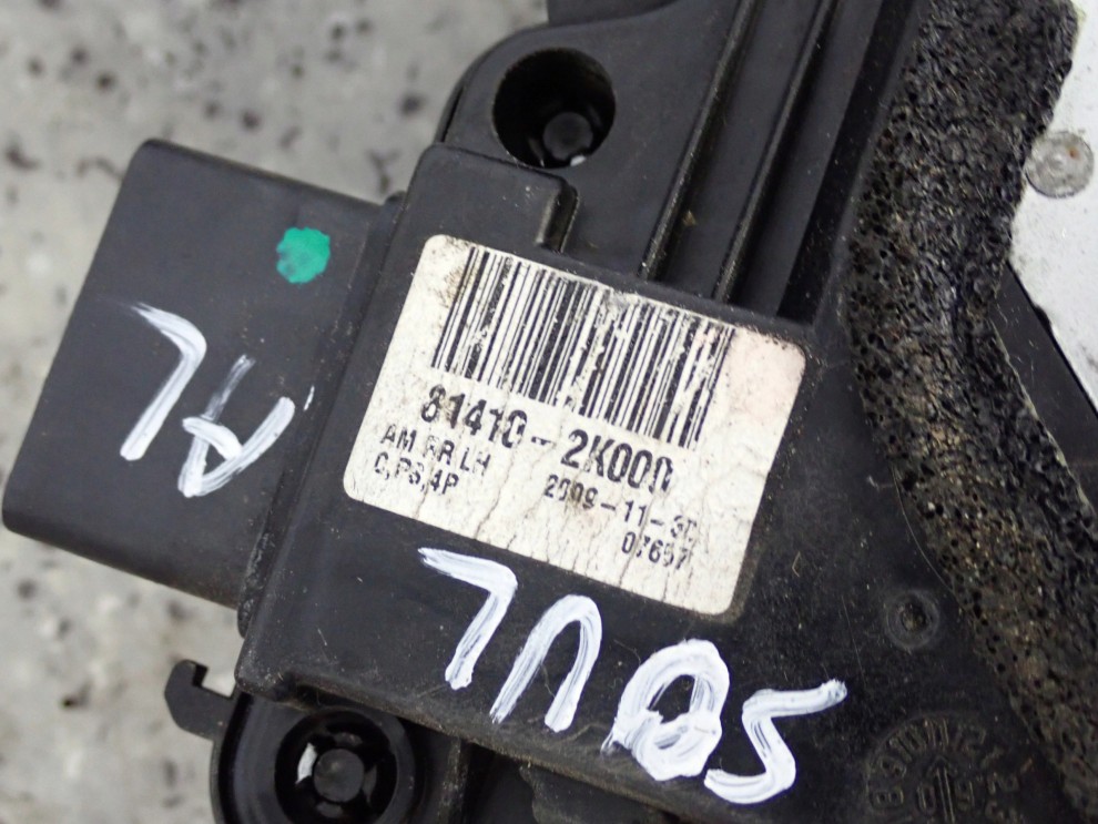 KIA SOUL 09- ZAMEK TYLNY LEWY 5/7