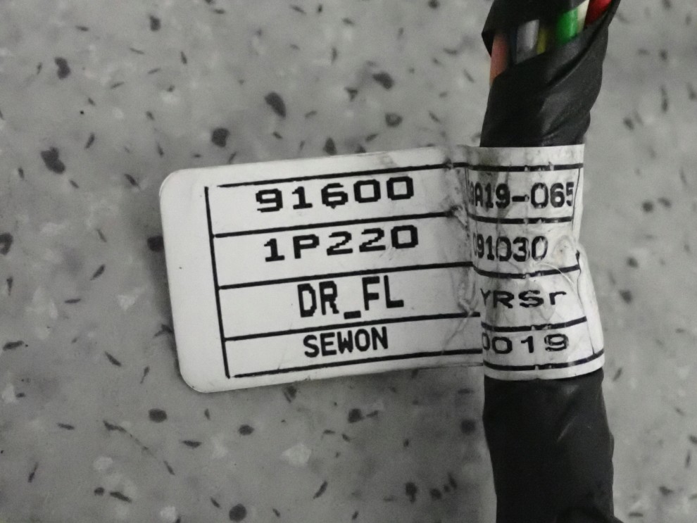 KIA VENGA 09- WIĄZKA INSTALACJA DRZWI PRZEDNIA LEWA EUROPA 5/5