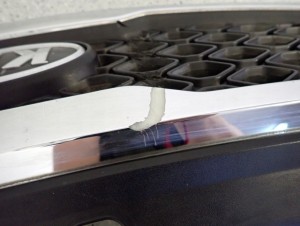 KIA RIO II HB 09-11 ATRAPA PRZEDNIA ZDERZAKA GRILL 7/8 MINIATURA