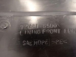 SUZUKI GRAND VITARA I 98-05 NADKOLE PRZEDNIE PRAWE 3/5 MINIATURA