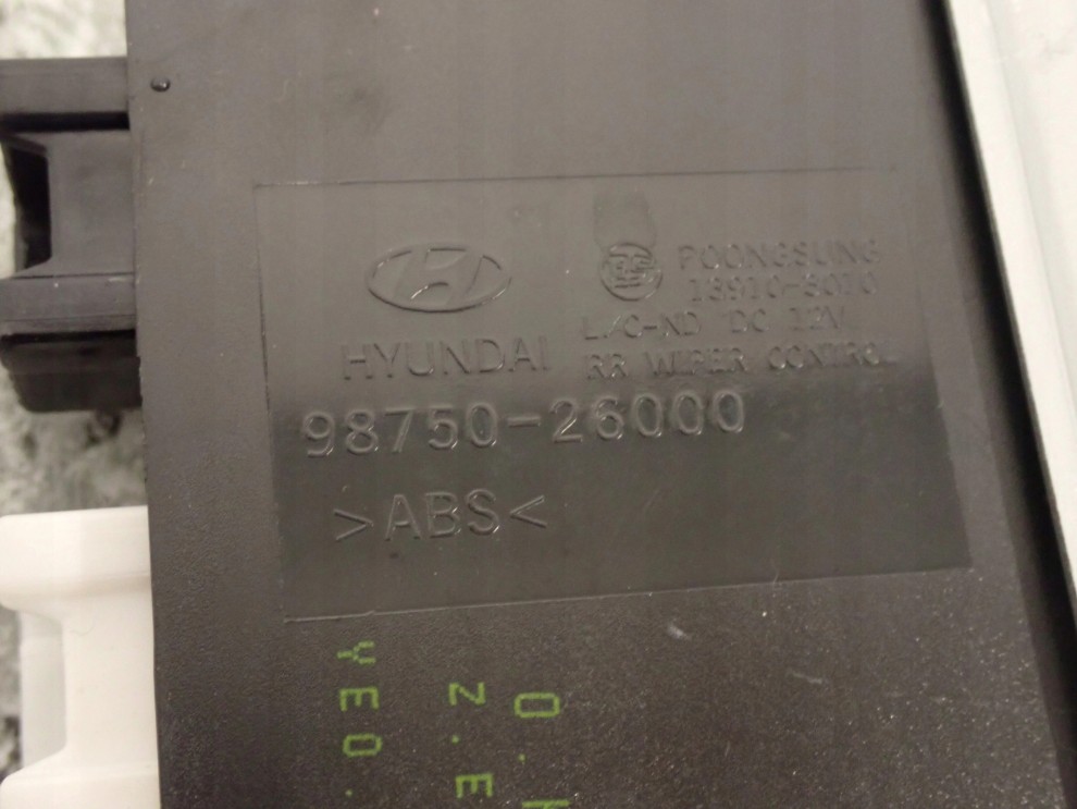 HYUNDAI SANTA FE 01- STEROWNIK WYCIERACZEK 98750-26000 4/4