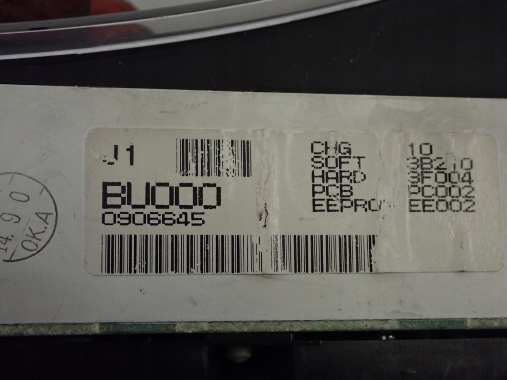 NISSAN ALMERA TINO 1.8 BENZYNA 00-06 ZEGARY ZESTAW WSKAŻNIKÓW BU000 8/8