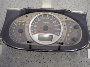 NISSAN ALMERA TINO 1.8 BENZYNA 00-06 ZEGARY ZESTAW WSKAŻNIKÓW BU000 4/8 MINIATURA