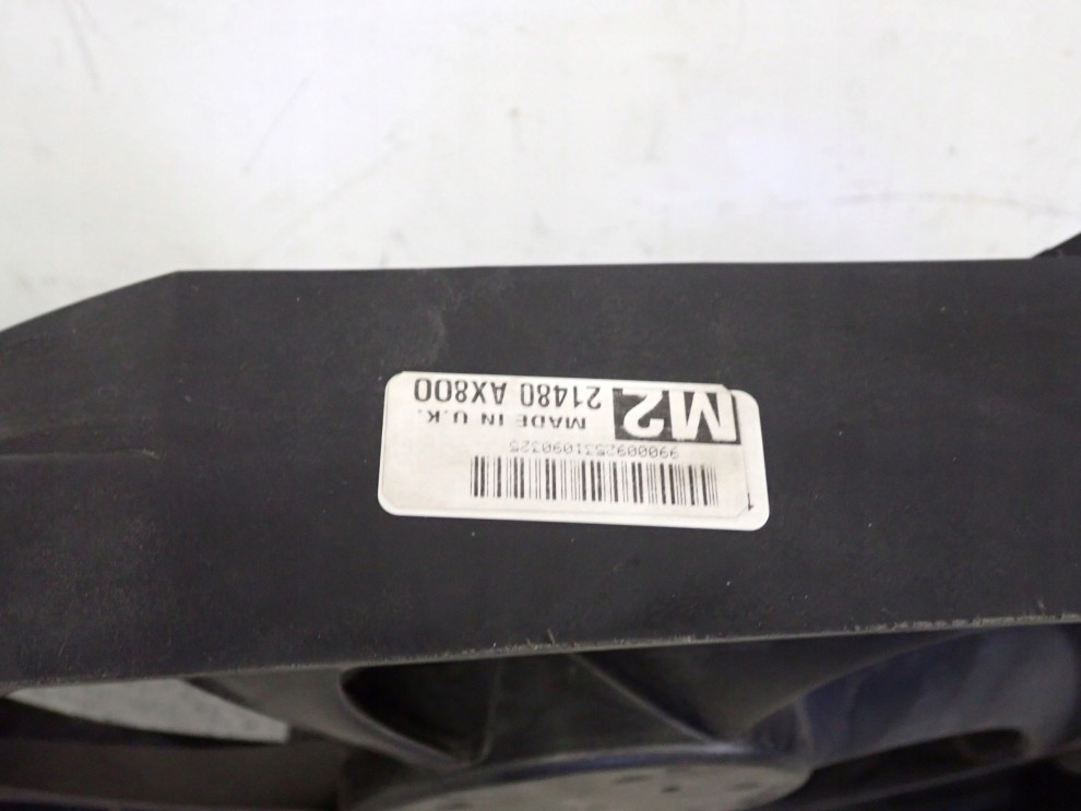 NISSAN NOTE E11 1.4i 06-12 WENTYLATOR CHŁODNICY WODY I KLIMY 2/5