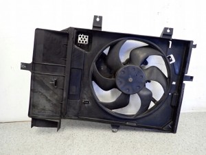 NISSAN NOTE E11 1.4i 06-12 WENTYLATOR CHŁODNICY WODY I KLIMY 1/5 MINIATURA