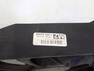 NISSAN NOTE E11 1.4i 06-12 WENTYLATOR CHŁODNICY WODY I KLIMY 2/5 MINIATURA