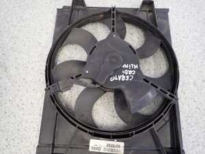KIA CERATO 1.5 CRDI 04-08 WENTYLATOR CHŁODNICY KLIMATYZACJI 4/5 MINIATURA