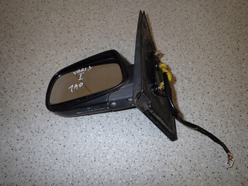 TOYOTA YARIS I 00-05 JAPOŃSKI LUSTERKO LEWE 5 PINÓW EUROPA 2/7