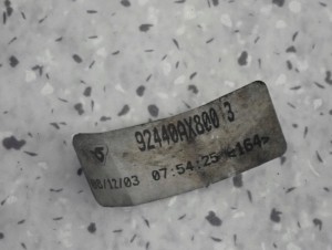 NISSAN MICRA K12 PRZEWÓD KLIMATYZACJI CIENKI DŁUGI 92440AX800 7/7 MINIATURA