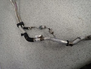 HONDA FRV FR-V 2.0i 05- PRZEWÓD KLIMATYZACJI ZESTAW DWÓCH EUROPA 7/10 MINIATURA