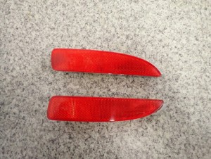 MAZDA 3 BK 03-08 ODBLASK ZDERZAKA TYŁ 1/2 MINIATURA