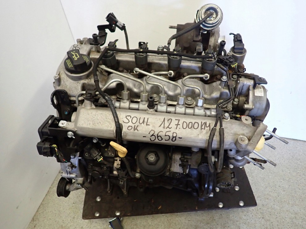 KIA SOUL I 1.6 CRDI 09- SILNIK MOTOR KOMPLETNY 127 000 Km 4/8