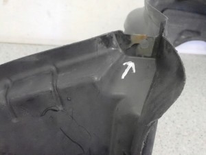 TOYOTA COROLLA HB E12 04-07 NADKOLE PRZEDNIE LEWE 7/9 MINIATURA